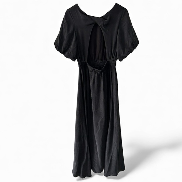 Staple The Label Monique Twist Back Dress Black - Picture 4 of 7